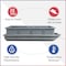 American Built Pro Dirt Rider Tool Sled & Tote Combo, Polyethylene, Gray, 29 in W x 13-1/2 in D x 7 in H T1075-DRTT - alternate 2